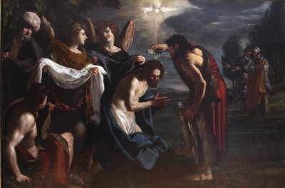 Die Taufe Christi von Attributed to Emilio Savonanzi